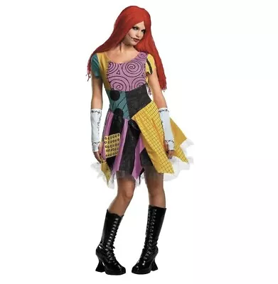 NEW Adult Sally Deluxe Nightmare Before Christmas Halloween Costume Size 12/14 L • $39.99