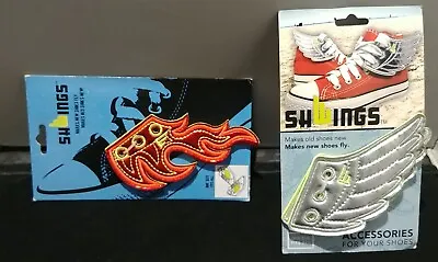 SHWINGS Designer Wings Accessories For Your Converse Shoes Sneakers Lot Of 2 New • $9.99