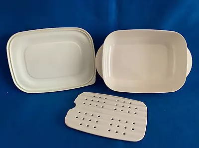 Tupperware Cook-It Tupperwave 200 0.5L Microwave Dish 2297 Lid 2296 +Inner Tray • £12