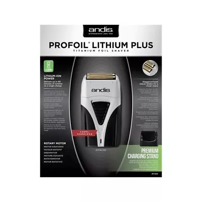 Andis #17200 ProFoil Lithium Plus Titanium Foil Shaver Cordless Hypo Allergenic. • $38