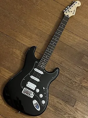 Custom Wired Stratocaster Hss Fat Strat Black White Rosewood Fender Specs • $459