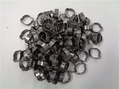 Oetiker 15100011 2 Ear Hose Clamp Stainless Steel Lot Of (100) Marine Boat • $111.04