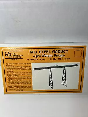 Micro Engineering 75-513 HO 150'''' Long Light Weight Steel Viaduct Bridge Kit • $38