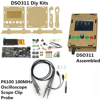 DSO311 2.4\  TFT Mini Digital LCD Oscilloscope(1Msps) STM32 12-Bit With Probe@ • $6.76