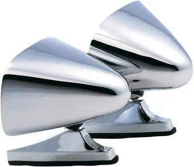 $70.99 • Buy Vintage Style Chrome Sport Bullet Mirrors Hot Rods, Classic Muscle Car Restomod