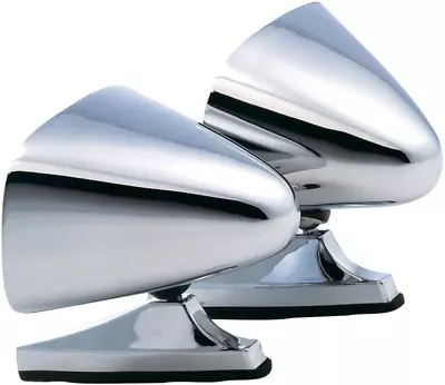 Vintage Style Chrome Sport Bullet Mirrors Hot Rods Classic Muscle Car Restomod • $50.99