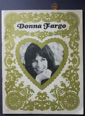 Donna Fargo Autographed '73 Concert Program Merle Haggard Tanya Tucker Mandrell- • $24.99