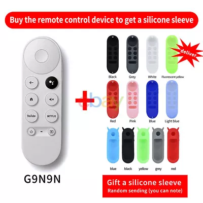 New Replace G9N9N For Chromecast 4K Google TV Voice Bluetooth Remote With Cover • $16.85