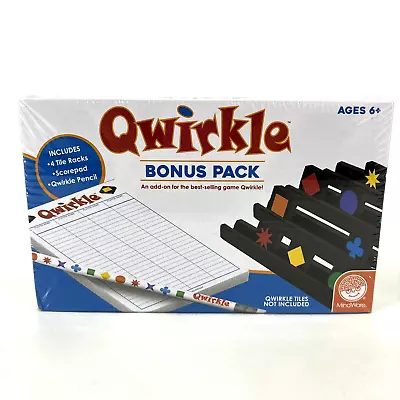 Qwirkle Bonus Pack NEW SEALED 4 Racks 1 Pad And Pencil • $18