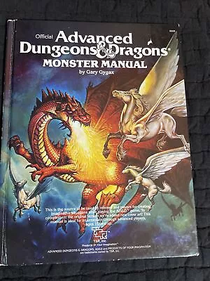 VTG Advanced Dungeons & Dragons Advanced Monster Manual  1977-1978 Gary Gygax • $84.99