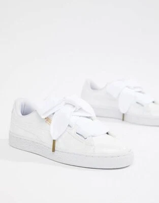 $80 • Buy 🤍 PUMA -Women's Basket Heart Patent Low-Top Sneakers -New-Size EU 36 -RRP $120