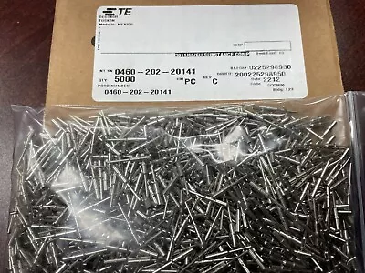 Lot Of 100 0460-202-20141 TE Conn / Deutsch Size 20 20 AWG Nickel Solid Pin • $36.90