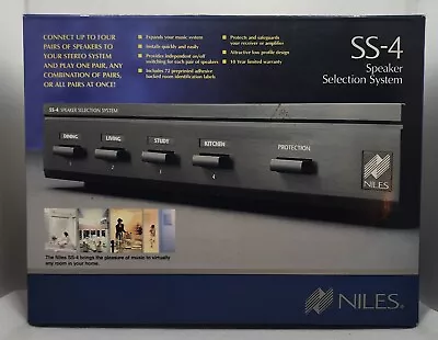 NILES SS-4 Speaker Selection System  (Open Box) Connect Up To 4 Pair Of Speakers • $39