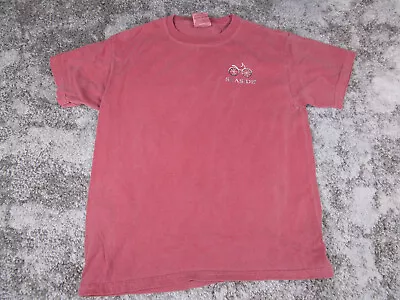 Seaside Shirt Large Red Beach Vacation Florida 30a Bike Bicycle • $12.49