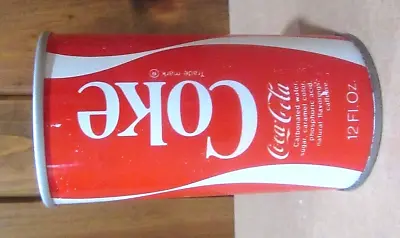 Vintage 1972 Coke Coca-Cola 12oz Pull Tab Soda Can Unopen Air Filled • $20