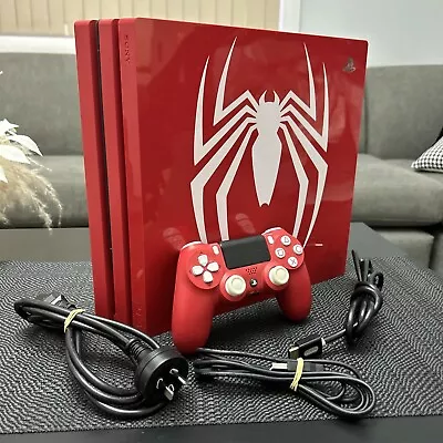 $439 • Buy Sony Playstation 4 Ps4 Pro 1tb Limited Edition Spider Man 