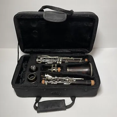 Vintage Fontaine Wood Clarinet With Black Case Made In France 🇫🇷 • $149