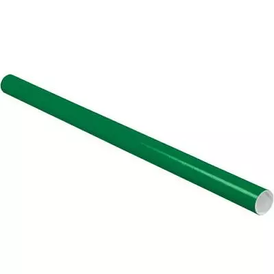 MyBoxSupply 2 X 36  Green Tubes With Caps 50 Per Case • $196.99