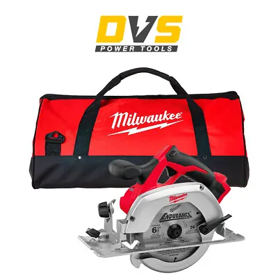 Milwaukee Hd18cs-0 18v Cordless Li-ion Circular Saw 165mm Body Only & Canvas Bag • £165.95