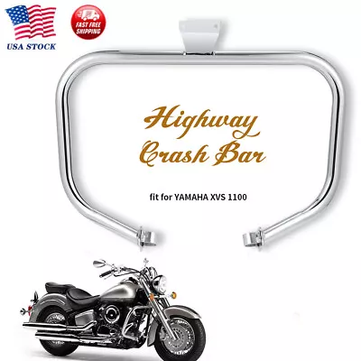 Engine Guard Highway Crash Bar For Yamaha V-STAR Vstar 1100 XVS 1100 Custom USA • $119