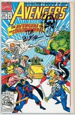 Avengers 350 Dynamic Forces Signed Remarked Tom Palmer Cap Sketch Df Coa Marvel • £109.95