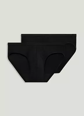 Jockey Men's LARGE Elance Microfiber Low Rise Brief 2 Pack Poly/Spandex Wicking • $15.82