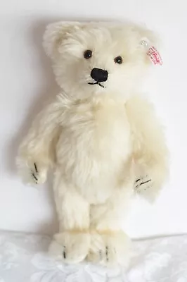 11  White 2005 STEIFF Swarovski Jointed Mohair Teddy Bear 668401 • $55