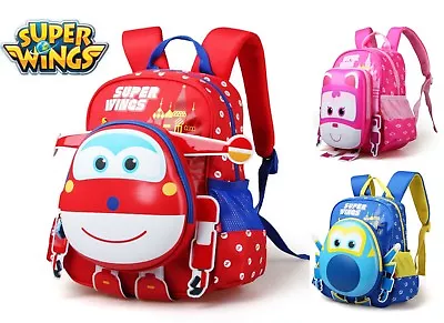 NEW Super Wings Backpack For Boys / Girls School Cartoon Bag Kids Kindergarden • $37.98