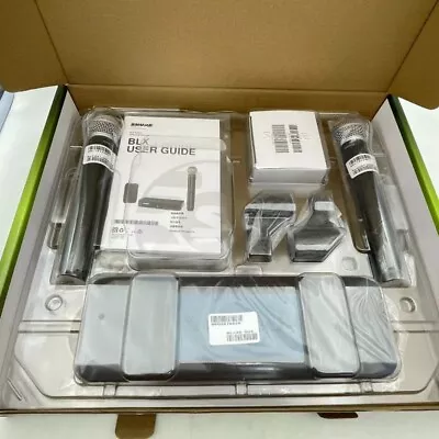 New Shure BLX288/SM58 Dual-Channel Wireless Handheld Microphone System • $350