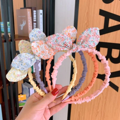 £4.39 • Buy Girls Children's Kids Hair Bow Alice Band Headband Hairband Floral Ribbon Gift