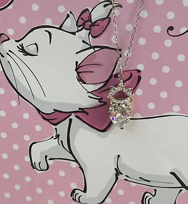 Charmed Aroma Aristocats MARIE Sterling Silver Necklace NWT • $40