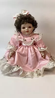 Marie Osmond Porcelain Doll From Toddler Series 1996 Baby Marie Pink Eyes 22 In • $42.97