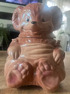 Vintage 1957 Brush McCoy Pottery Teddy Bear Cookie Jar 014 Made In USA • $55