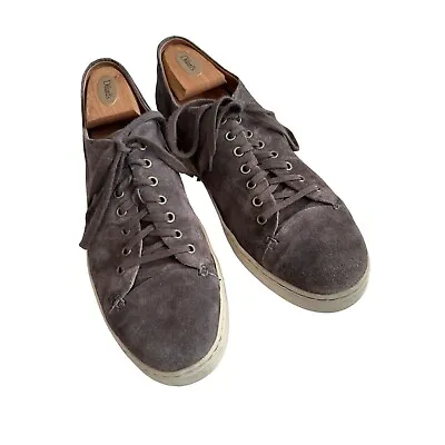 Born Mens Sneakers Suede Taupe Allegheny Sz 10.5M Lace Up Low Top Casual Shoes • $34.99
