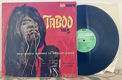 £9.99 • Buy The Arthur Lyman Group - Taboo Vol 2  - Vinyl LP 1960 Vocalion Records SAV 8003