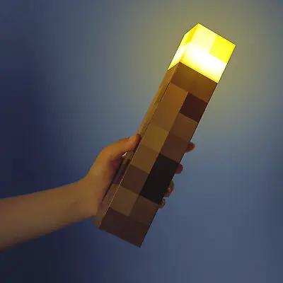 Minecraft Torch LED Light Usb Rechargeable Night Light For Room Home Decor Lamp • $23.50
