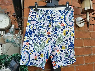 Boden Size 6 Multicoloured Floral Richmond Shorts-WJ044-G1 • $21.12