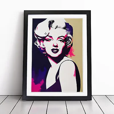 £14.95 • Buy Marilyn Monroe Painted Framed Wall Art Print Large Picture Painting Poster Decor