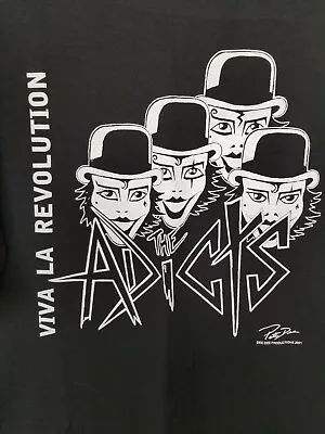 T-Shirt Mens Chaser Viva La Revolution Graphic Black White Lettering Size XL • $24.95