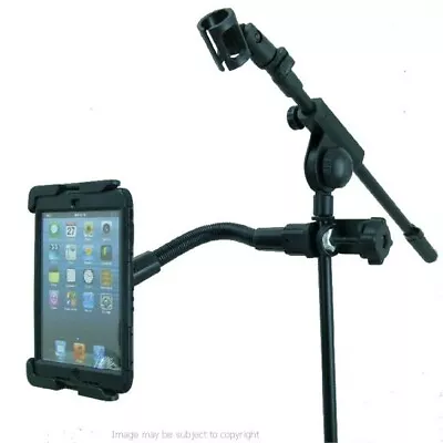 Deluxe 12  Flexible Music / Mic Stand Tablet Mount Holder For Apple IPad Mini • £32.99