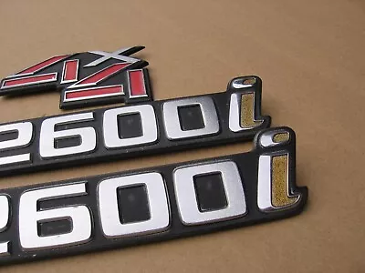 👉1987 1993 87-93 Mazda B2600i Pickup Truck Fender Badges Emblems Pair Set OEM • $54.95