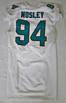 #94 C. J. Mosley Of Dolphins NFL Game Issued Road Jersey With 50th Patch - 80604 • $274.95