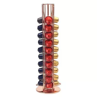 40 Capsule Rotating Coffee Pod Capsule Holder Tower Stand Rack • $51.69