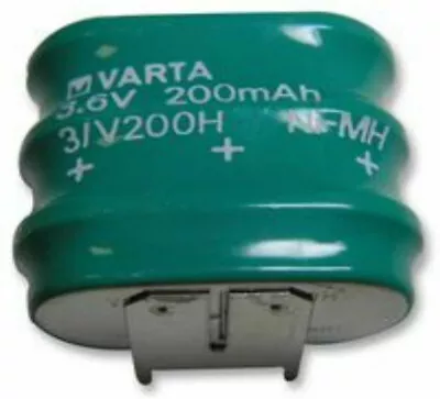 Varta Mempac - 55620303059 - 3/V200HT 3.6V PCB Mount Backup Battery 3xV200H • £11.25