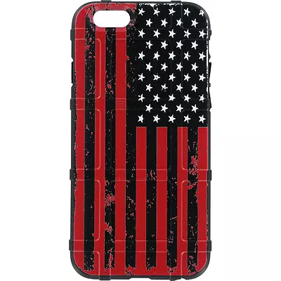 Magpul Field Case For IPhone SE455s. Custom Black-Red Subdued USA Flag • $39.95