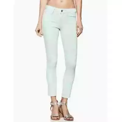 Paige Jeans Mojito Mint Light Green Pastel Peg Skinny • $9.99