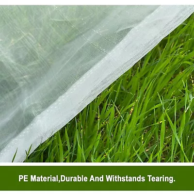 Heavy Duty Fine Mosquito Net Bugs Pool/Pond Leaf Cover Mesh Screen Net-White • $21.32