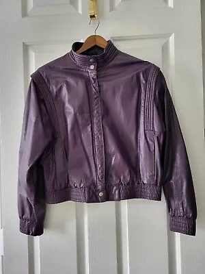 Vintage Leather Jacket By Marco Morani Milano New York Size 13/14 • $40