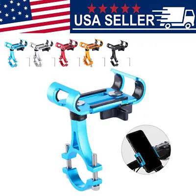 360° Aluminum Motorcycle Bike Bicycle Holder Mount Handlebar For Cell Phone GPS • $6.07