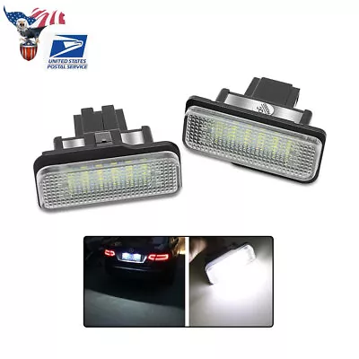 18-LED Bright White License Plate Lights For Mercedes-Benz W203 W211 W219 R171   • $13.83